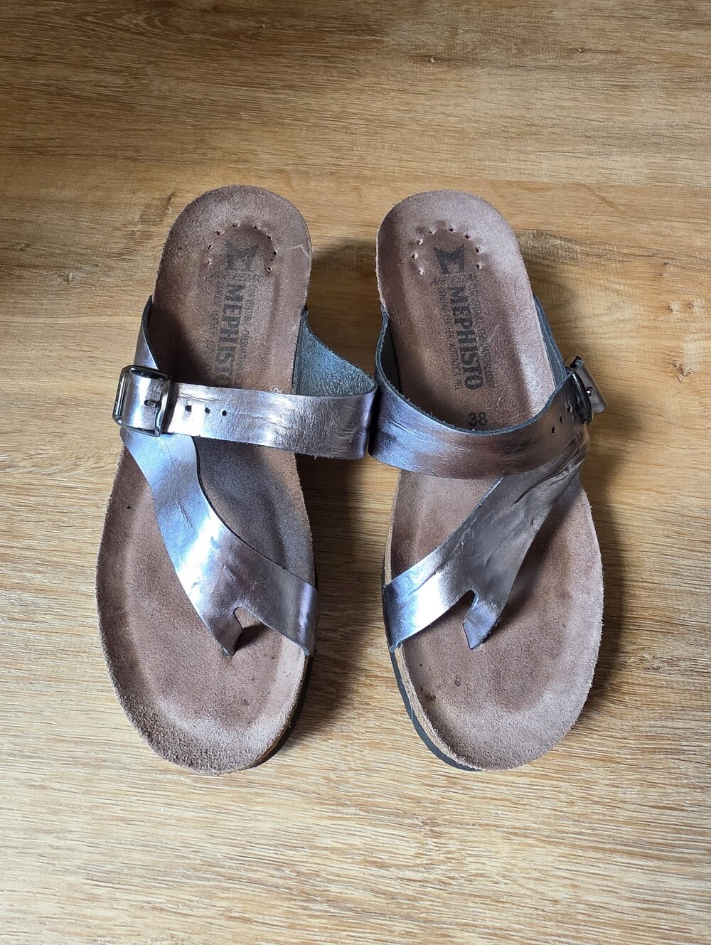 Mephisto Tyfanie Wedge Heel Sandals Size EU 38